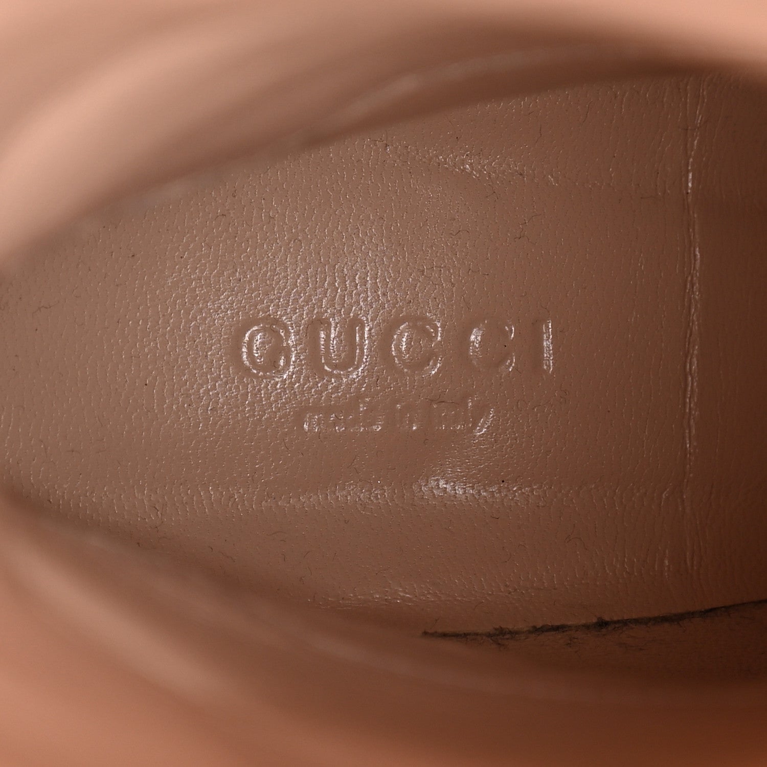 Gucci GG Monogram Calfskin Lola Tall Boots 35.5 Beige Ruggine 7 of 10