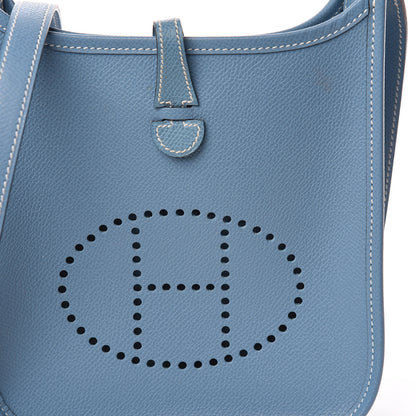Hermes Epsom Evelyne TPM Blue Jean 8 of 10