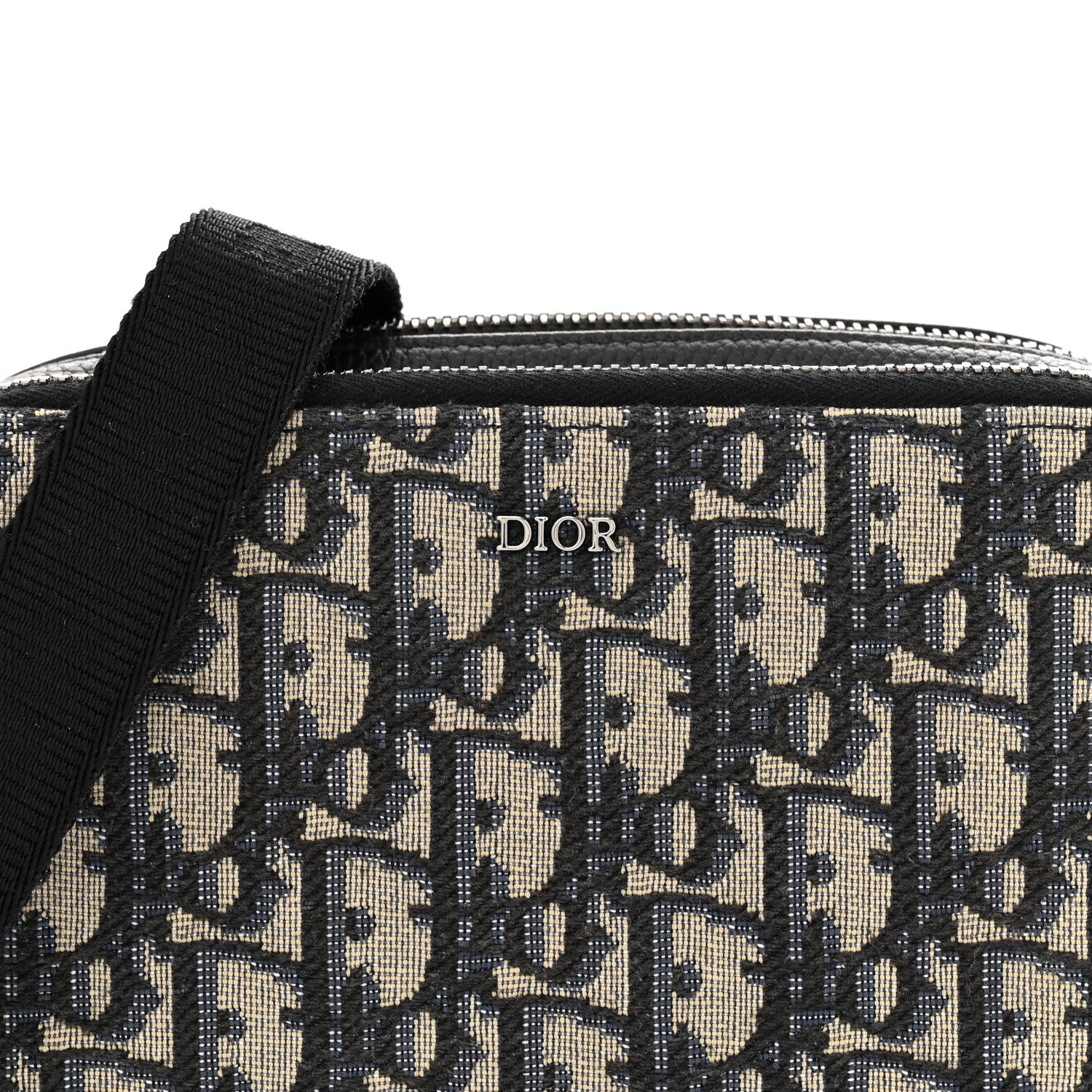 Christian Dior Oblique Pouch Navy Blue 9 of 11