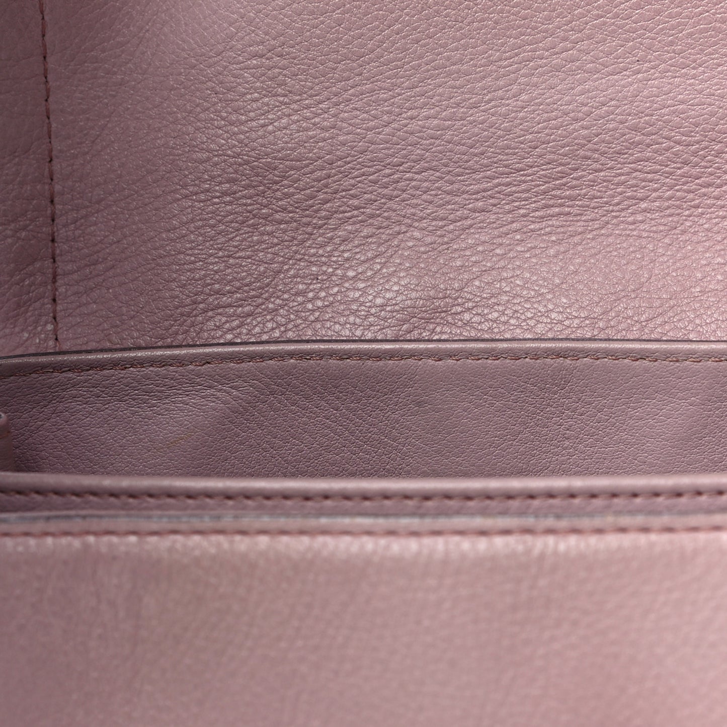 Grained Calfskin Shoulder Bag Pink