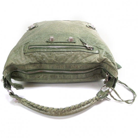Balenciaga Agneau Day Hobo GSH Vert Thyme 5 of 11
