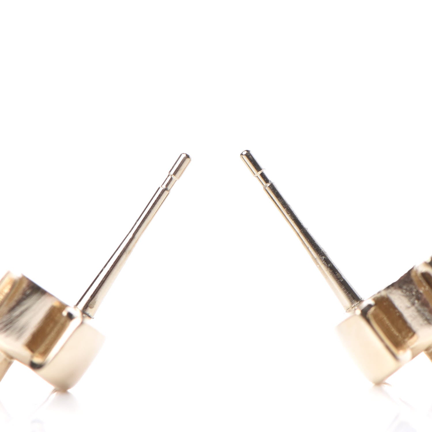 Chanel Metal CC Turnlock Earrings Gold 3 of 5