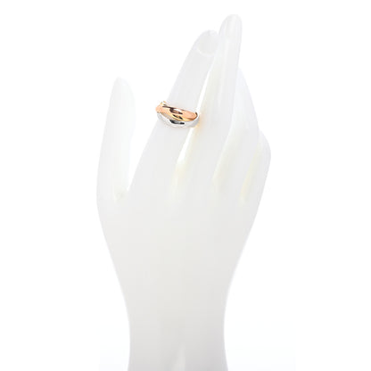 Cartier 18K Pink Yellow White Gold Classic Les Must De Cartier Trinity Ring 52 6 2 of 4