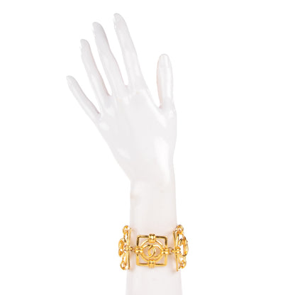 Chanel CC Square Bracelet Gold 2 of 4