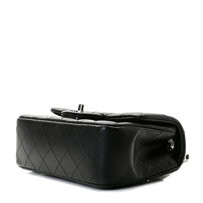 Chanel Lambskin Quilted Mini Rectangular Flap Black 6 of 7