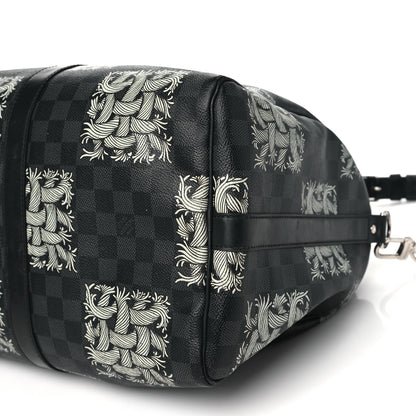 Louis Vuitton Damier Graphite Nemeth Keepall Bandouliere 45 8 of 12