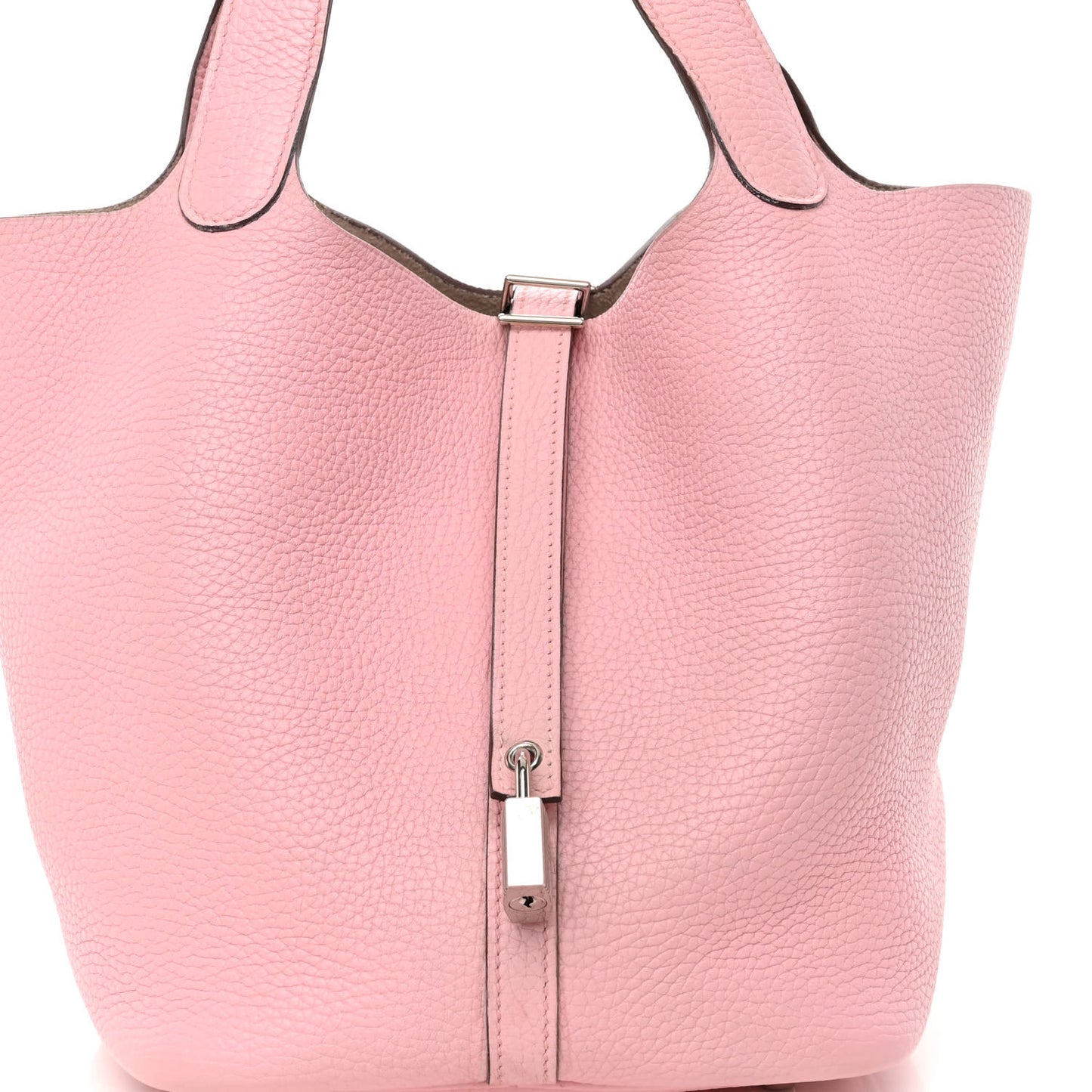 Taurillon Clemence Picotin Lock 22 MM Rose Sakura