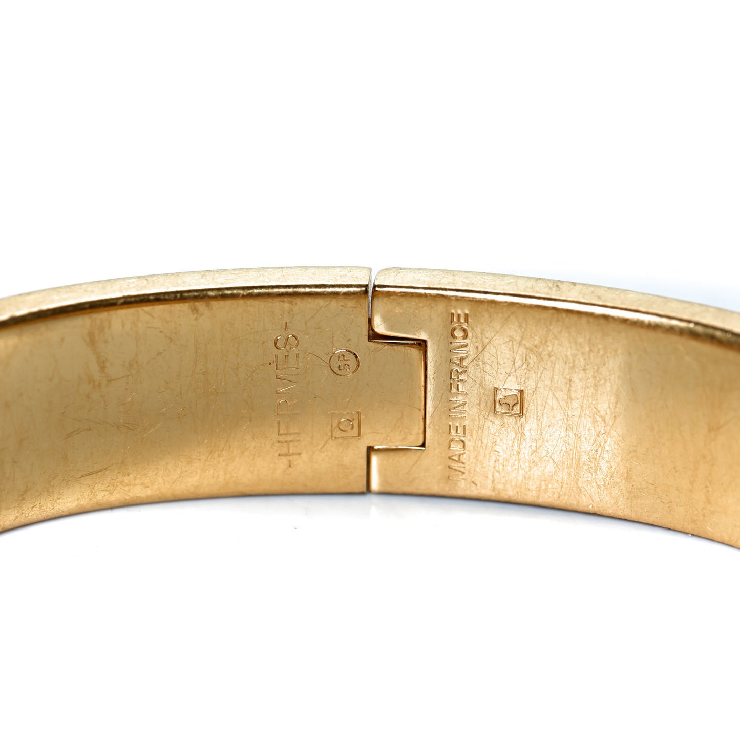 Enamel Narrow Clic Clac H Bracelet GM Black