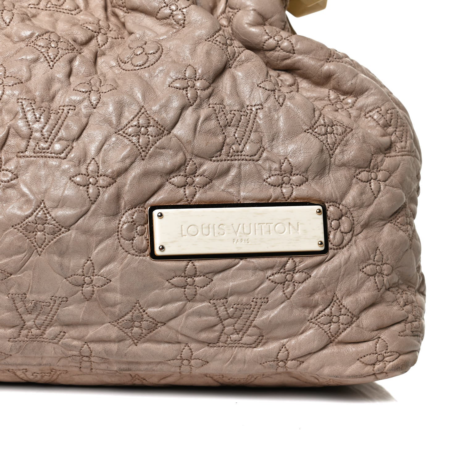 Louis Vuitton Lambskin Olympe Stratus PM Ecru 6 of 25