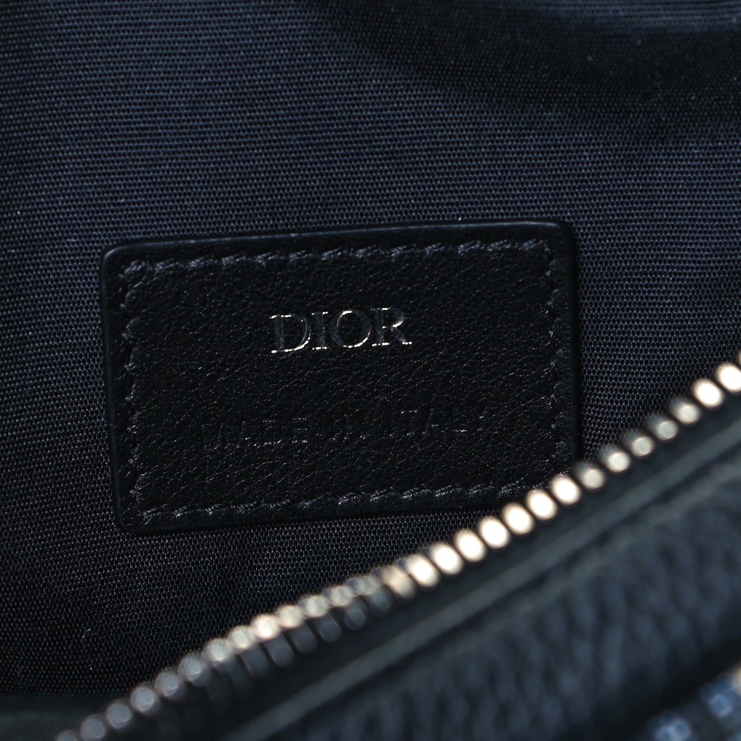 Christian Dior Oblique Vertical Messenger Pouch Blue 5 of 8