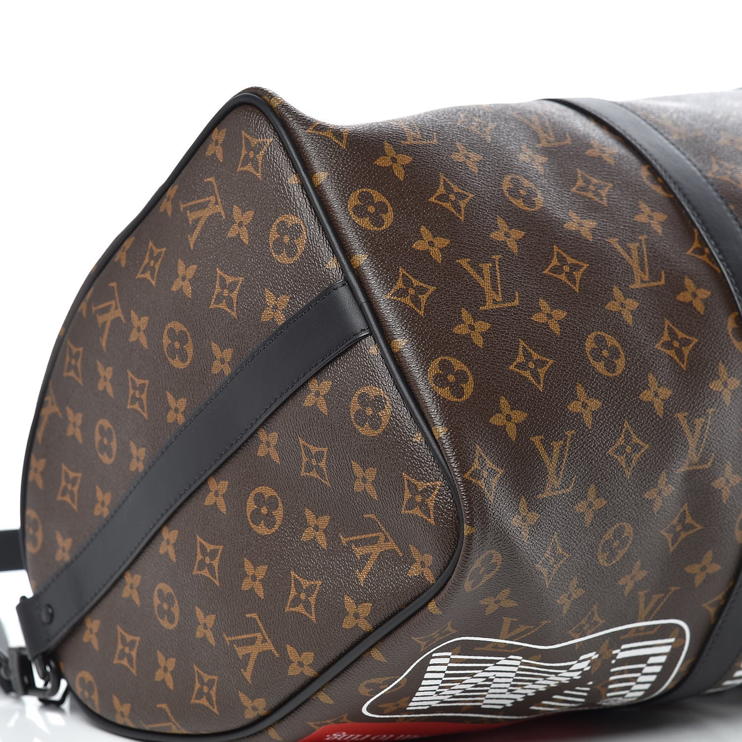 Louis Vuitton Monogram Logo Keepall Bandouliere 50 Marron 6 of 9