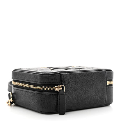 Chanel Caviar Quilted CC Filigree Vanity Clutch With Chain Black 4 of 10