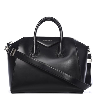 Givenchy Shiny Lord Calfskin Medium Antigona Black 1 of 17