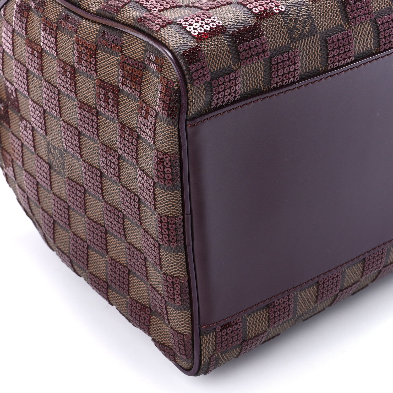 Louis Vuitton Damier Paillettes Speedy 30 Rouge 13 of 14