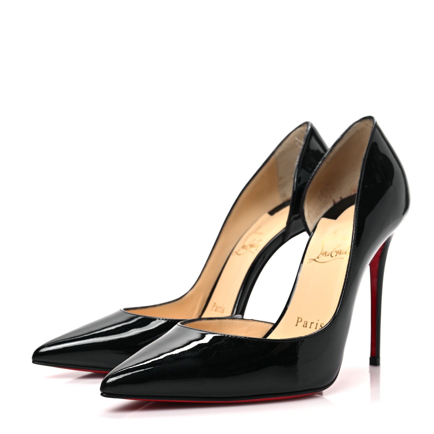 Christian Louboutin Patent Iriza 100 Pumps 36 Black 3 of 9