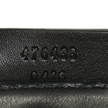 Gucci Calfskin Matelasse Super Mini GG Marmont Shoulder Bag Black 7 of 12
