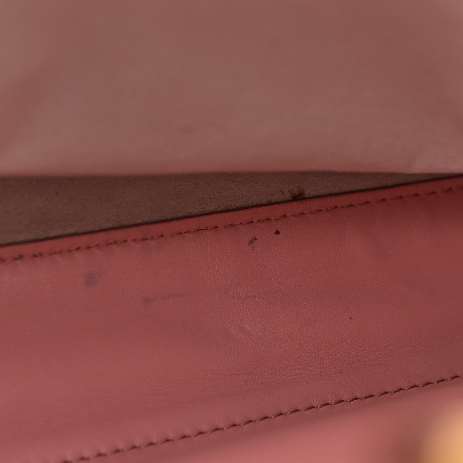 Fendi Vitello Seta Shiny Nappa Medium Peekaboo Iconic Satchel Grigio Polvere Bois de Rose 12 of 18