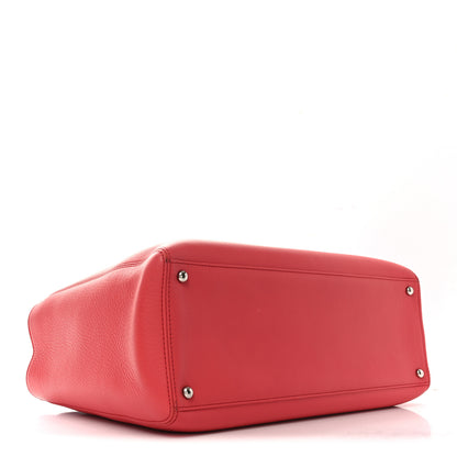 Chanel Calfskin Cerf Executive Shopper Tote Coral 4 of 10