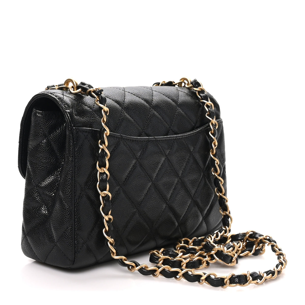 Chanel Caviar Quilted Small Coco First Flap Black 3 of 11