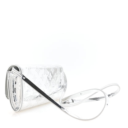 Louis Vuitton Monogram Miroir Pochette Twin Silver 2 of 9
