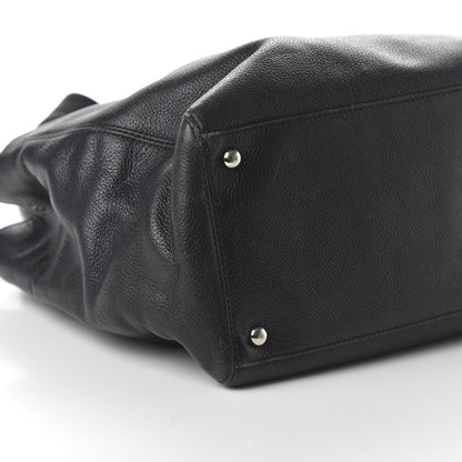Chanel Calfskin Cerf Executive Shopper Tote Black 7 of 13