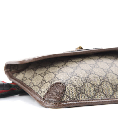 Gucci GG Supreme Monogram Neo Vintage Web Belt Bag Brown 6 of 10