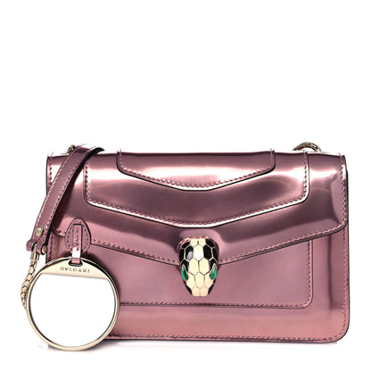 Bulgari Metallic Calfskin Serpenti Medium Crossbody Bag Pink 1 of 16