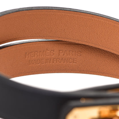 Hermes Box Kelly Double Tour Bracelet T2 Black 4 of 6
