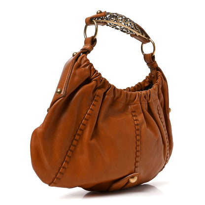 Saint Laurent Calfskin Vincennes Mombasa Hobo Tan 4 of 11