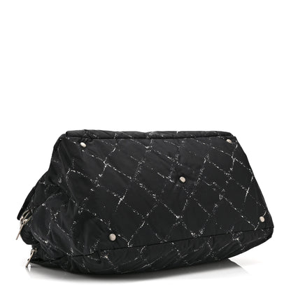 Chanel Nylon Travel Duffel Bag Black 4 of 14