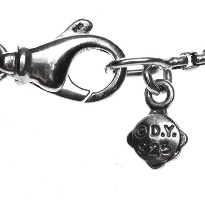 David Yurman Sterling Silver Diamond Black Onyx 7mm Petite Albion Necklace 4 of 6