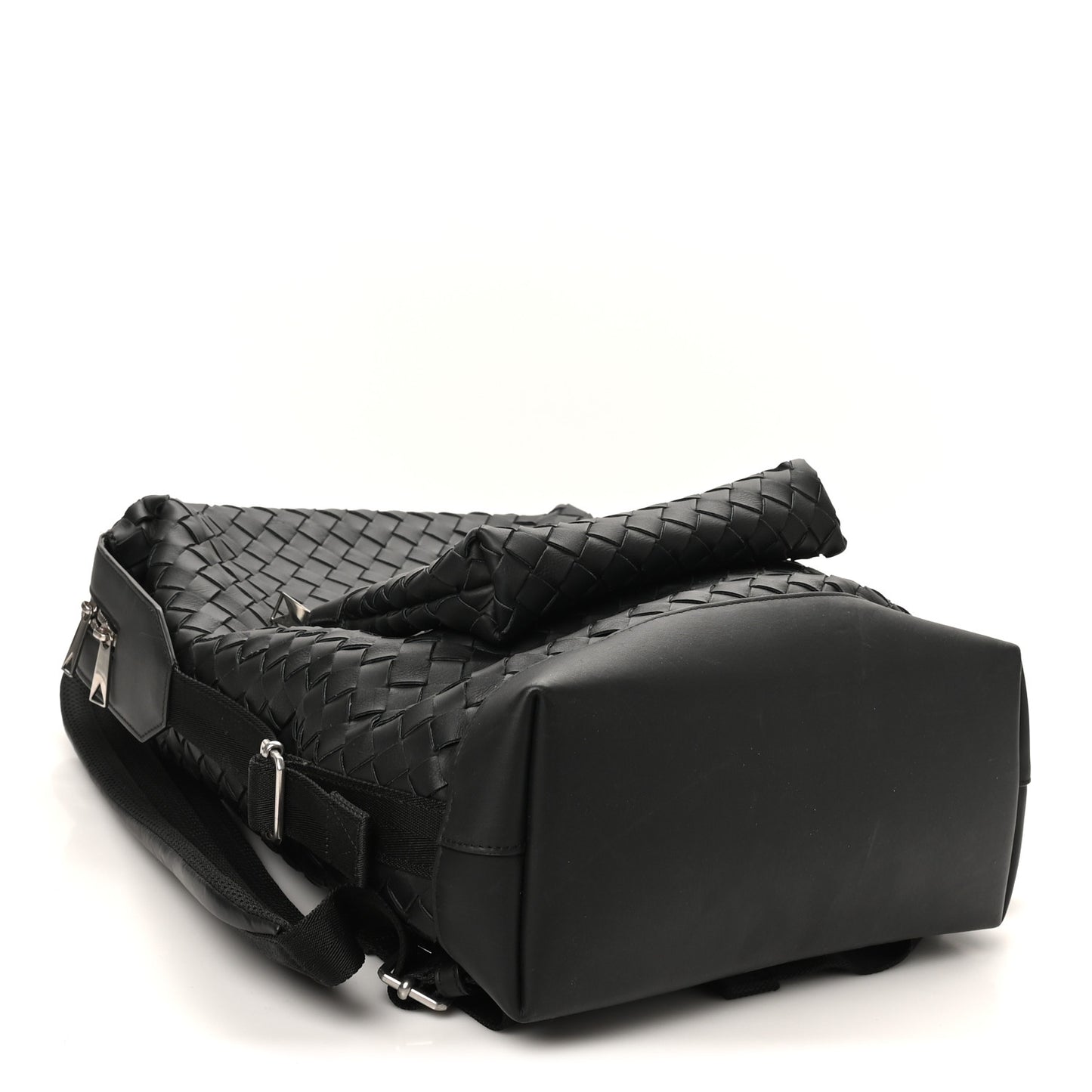 Calfskin Intrecciato Hydrology Backpack Black