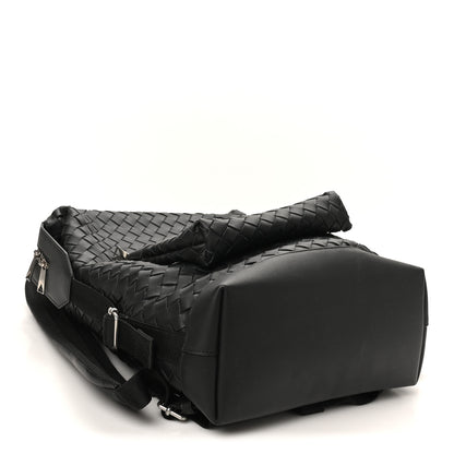 Bottega Veneta Calfskin Intrecciato Hydrology Backpack Black 4 of 9