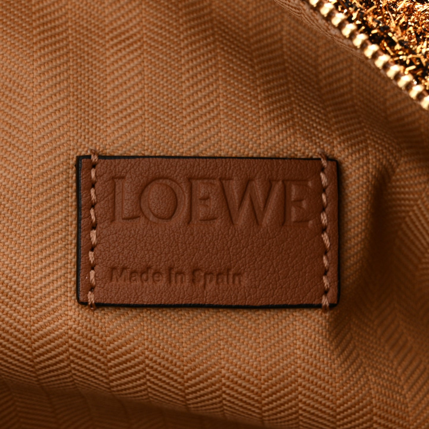 Metallic Lurex Pleated Bracelet Pouch Shoulder Bag Gold