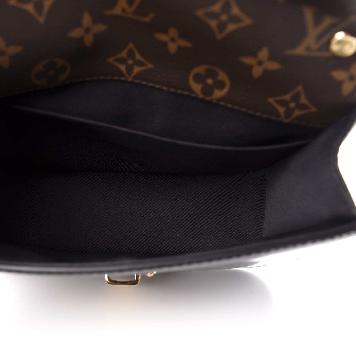 Louis Vuitton Patent Calfskin Monogram Cherrywood BB Black 5 of 10