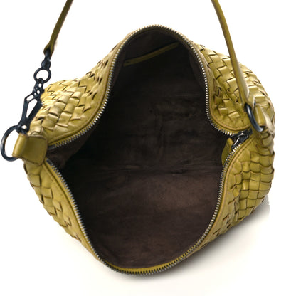 Bottega Veneta Nappa Intrecciato Small Shoulder Bag Green 5 of 10