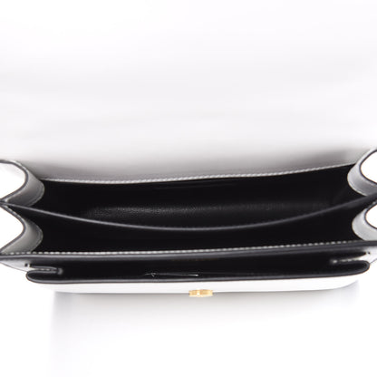 Saint Laurent Calfskin Bi-Color Medium Monogram Sunset Black Pearl White 5 of 9