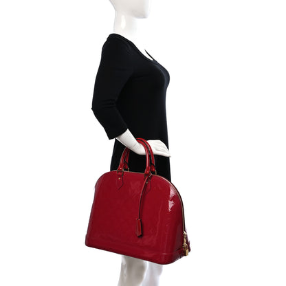 Louis Vuitton Vernis Alma GM Rose Indien 2 of 8