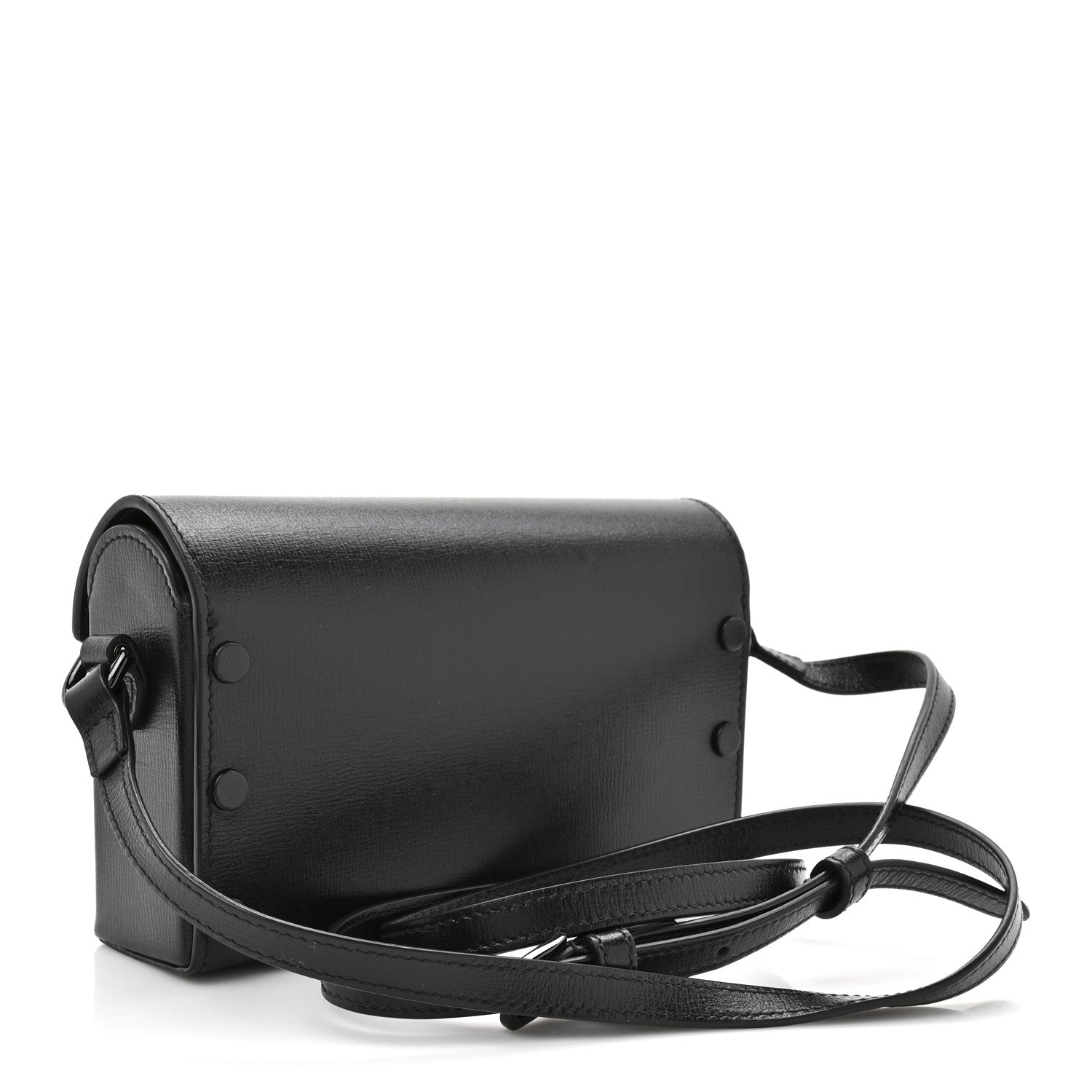 Gucci Azalea Calfskin Monochrome Mini Horsebit 1955 Shoulder Bag Black 3 of 12