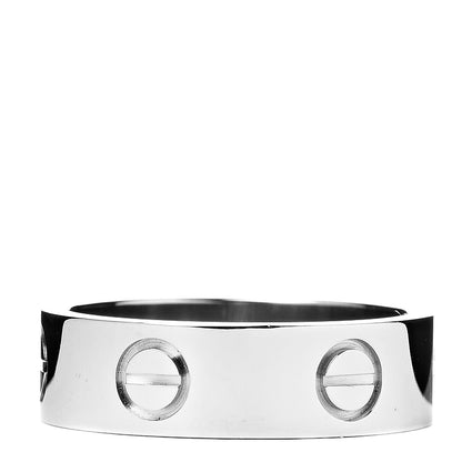 Cartier 18K White Gold 5.5mm LOVE Ring 52 6 3 of 5