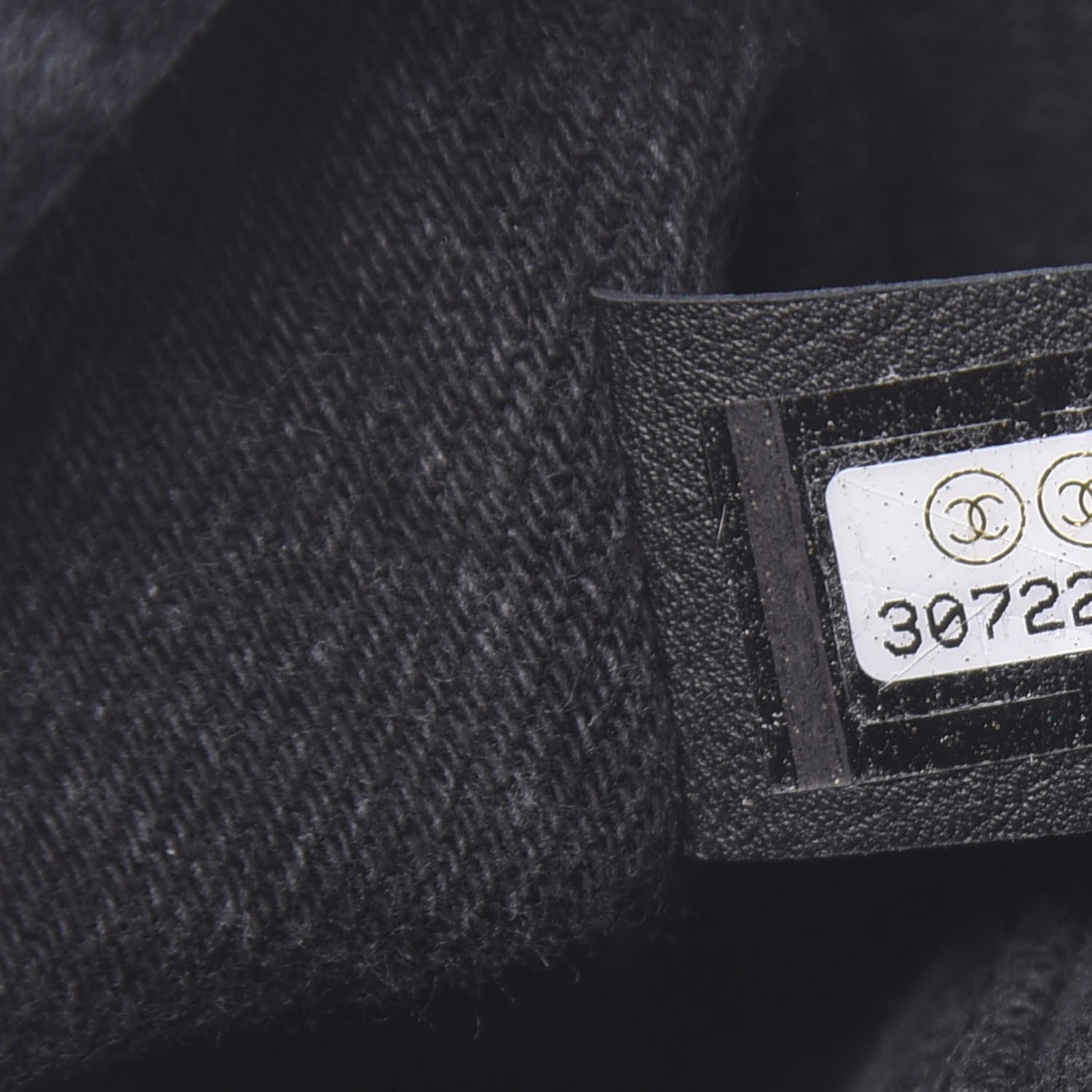 Chanel Denim CC Quilted Mini Square Flap Black 7 of 11