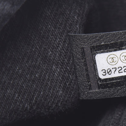 Chanel Denim CC Quilted Mini Square Flap Black 7 of 11