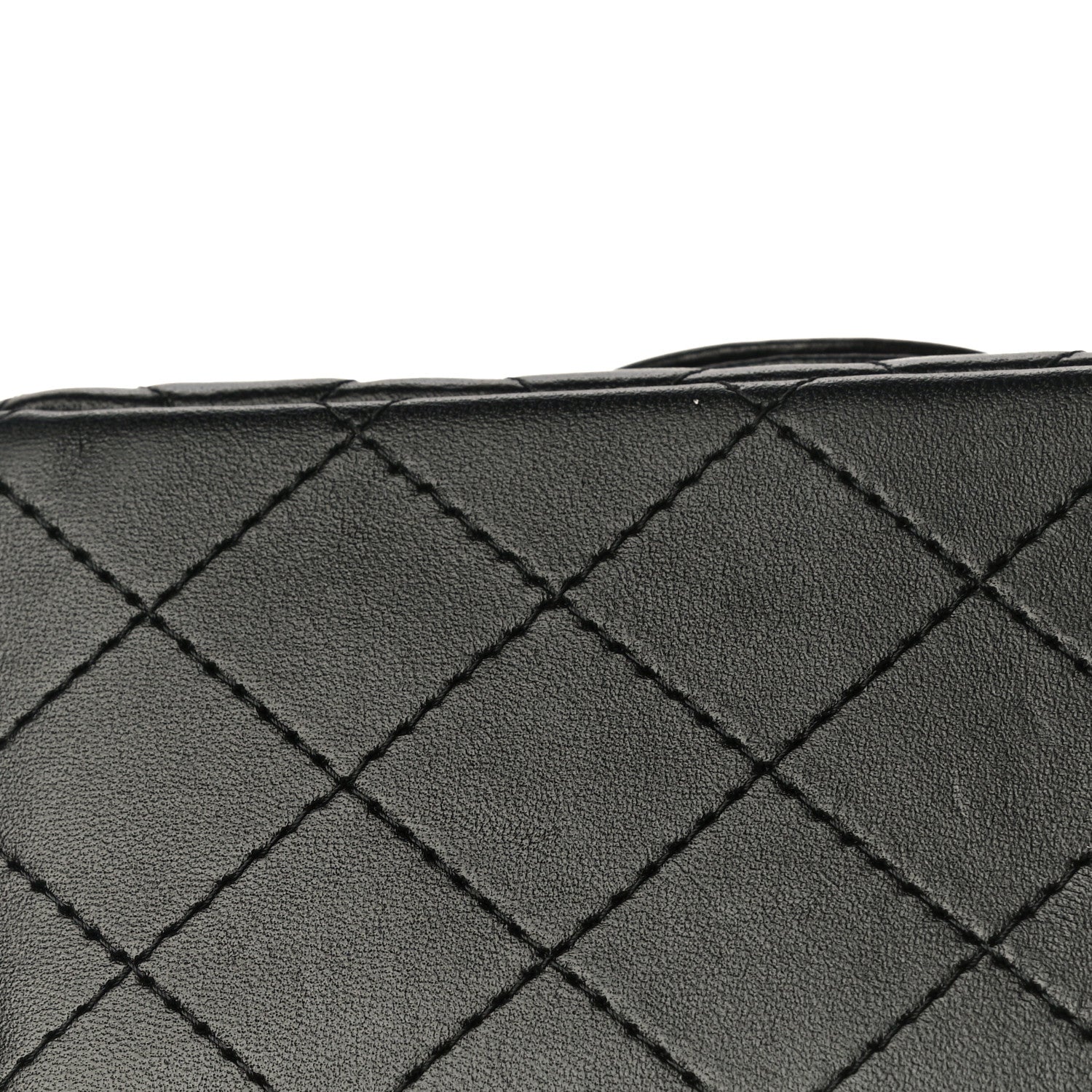 Chanel Lambskin Quilted Mini Square Flap Black 16 of 17