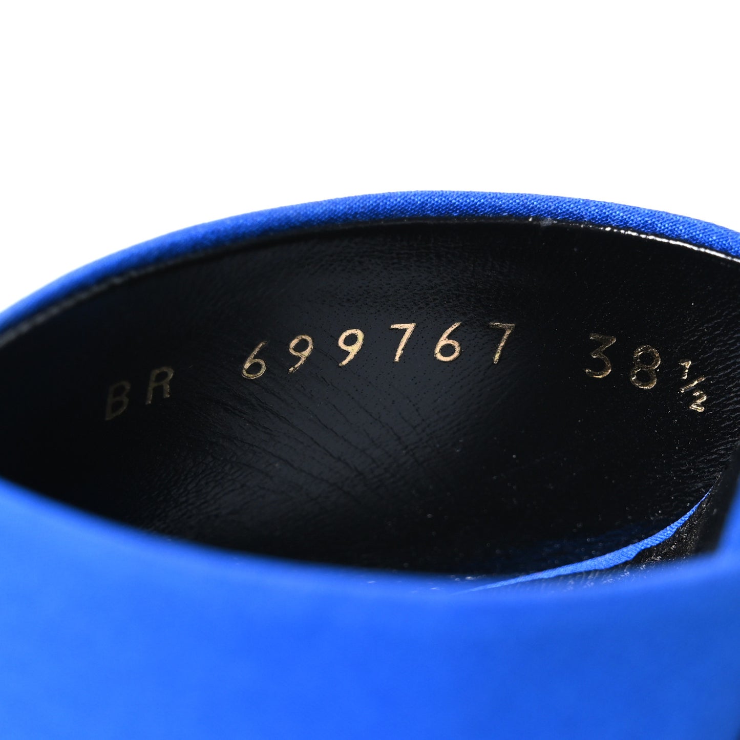 Crepe De Chine Sandals 38.5 Picasso Blue