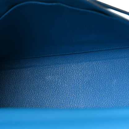 Hermes Togo Kelly Retourne 32 Bleu Zanzibar 4 of 11