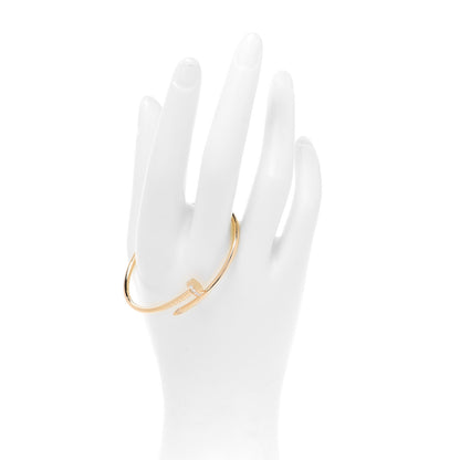 Cartier 18K Yellow Gold Diamond Small Juste Un Clou Bracelet 15 2 of 5