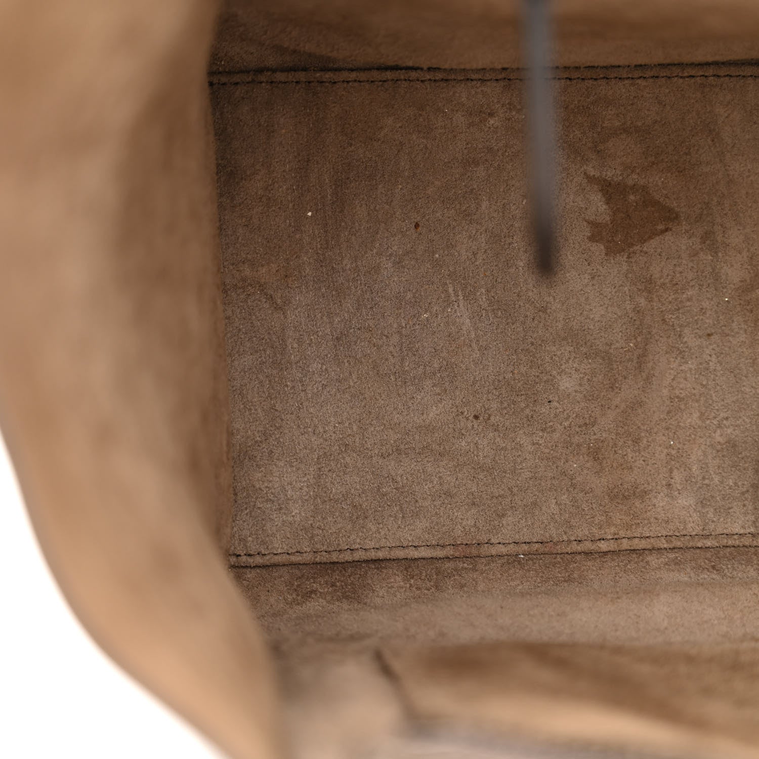 Celine Smooth Calfskin Interstice Micro Luggage Light Taupe 11 of 18