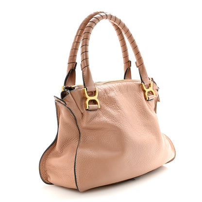 Chloe Calfskin Medium Marcie Satchel Anemone Pink 3 of 9