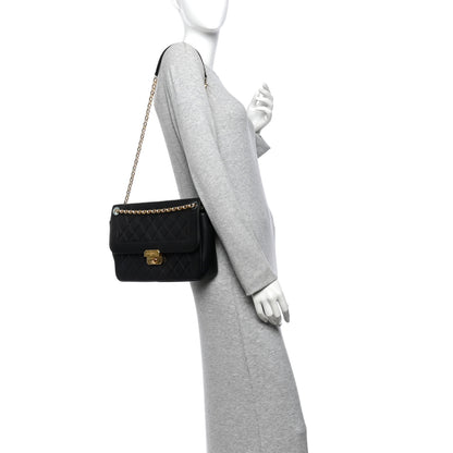 Chanel Lambskin Quilted Large Chic With Me Flap Black 2 of 10