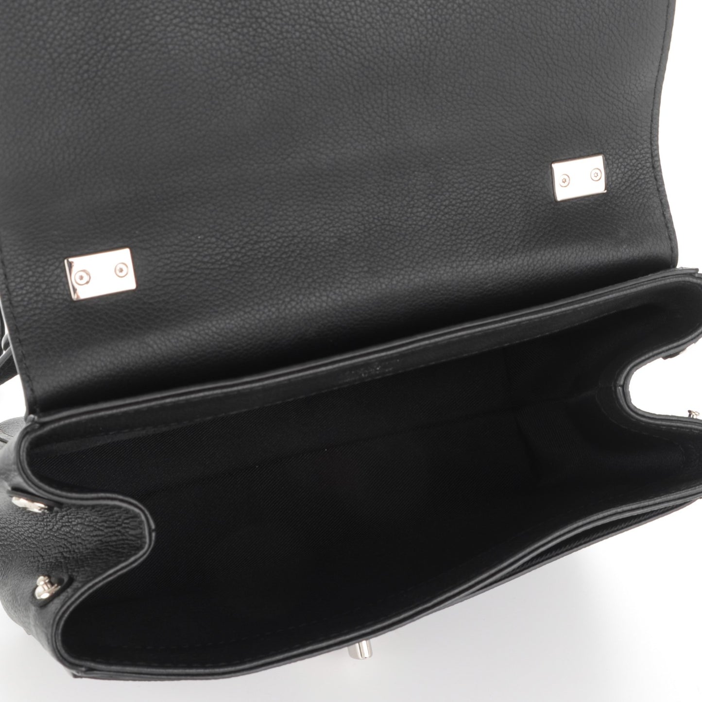 Calfskin Lockme II Chain Bag BB Black